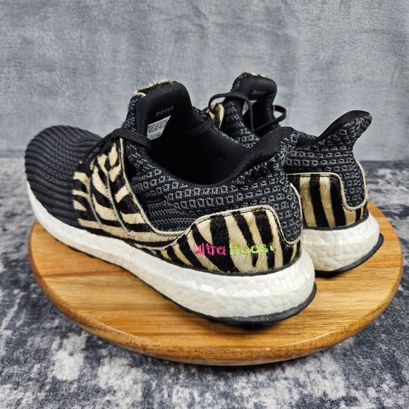 Adidas UltraBoost DNA Animal Pack Zebra Black Men’s Size 10 Running Shoes FZ2730 main image 13